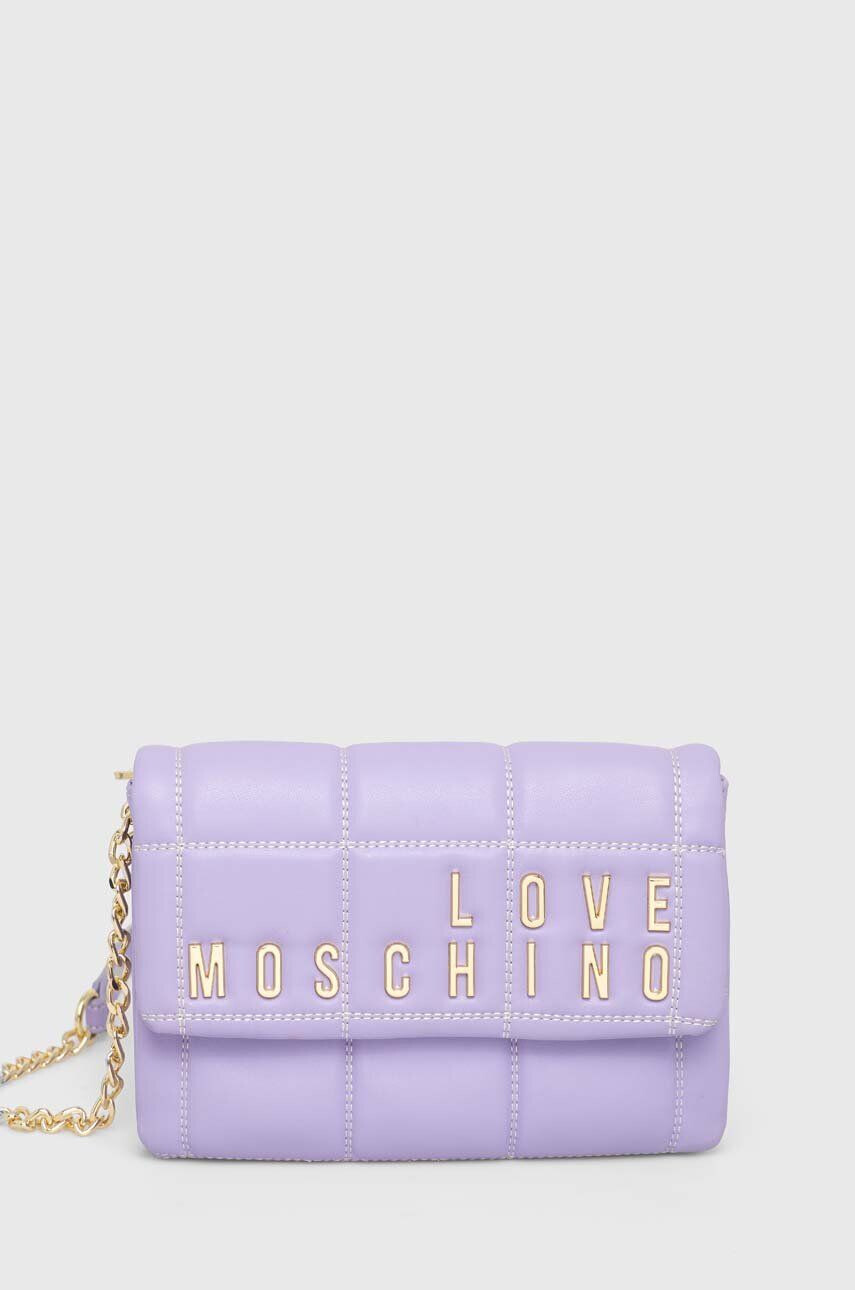 Love Moschino kézitáska lila - Pepit.hu