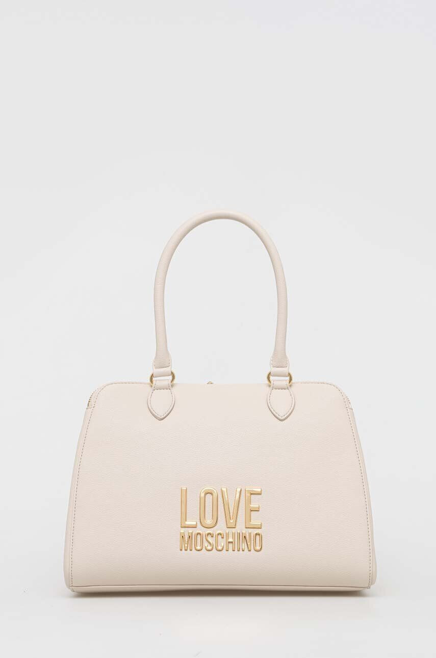 Love Moschino kézitáska bézs - Pepit.hu