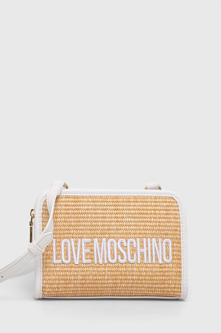 Love Moschino kézitáska bézs - Pepit.hu