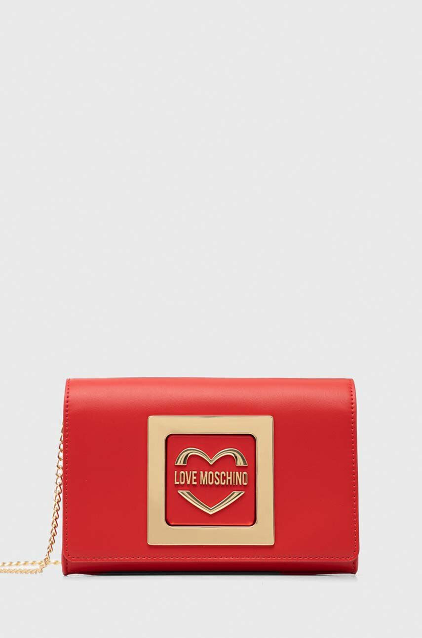 Love Moschino kézitáska piros - Pepit.hu