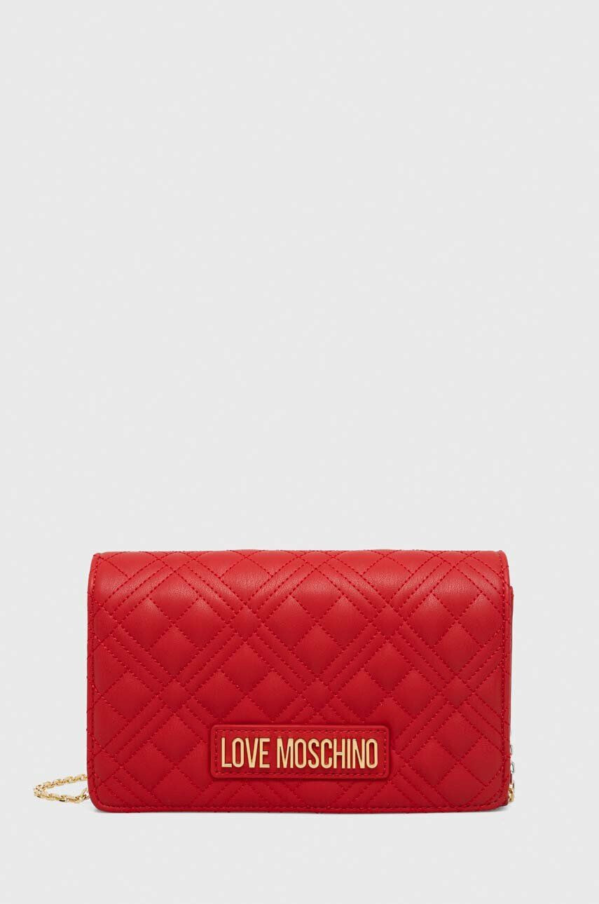 Love Moschino kézitáska piros - Pepit.hu