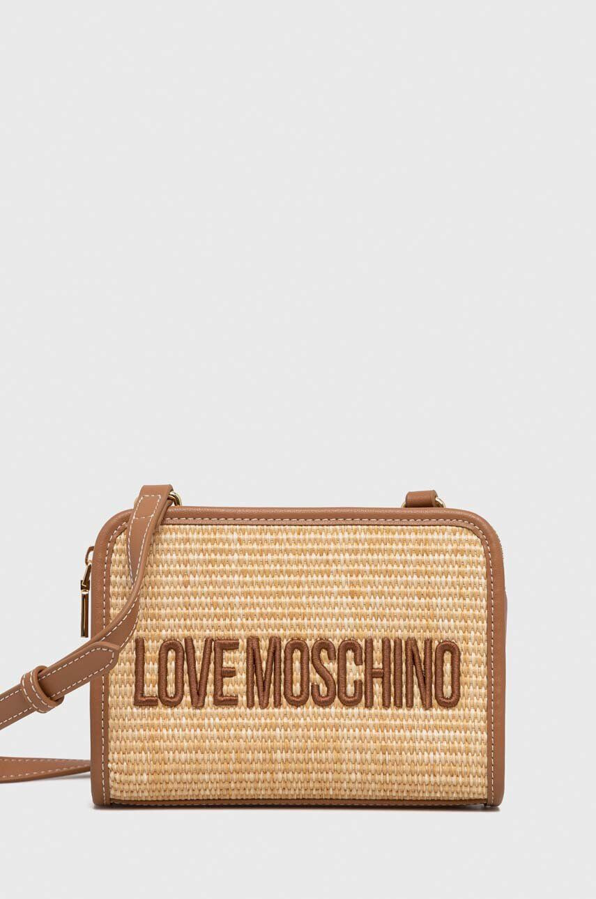 Love Moschino kézitáska bézs - Pepit.hu