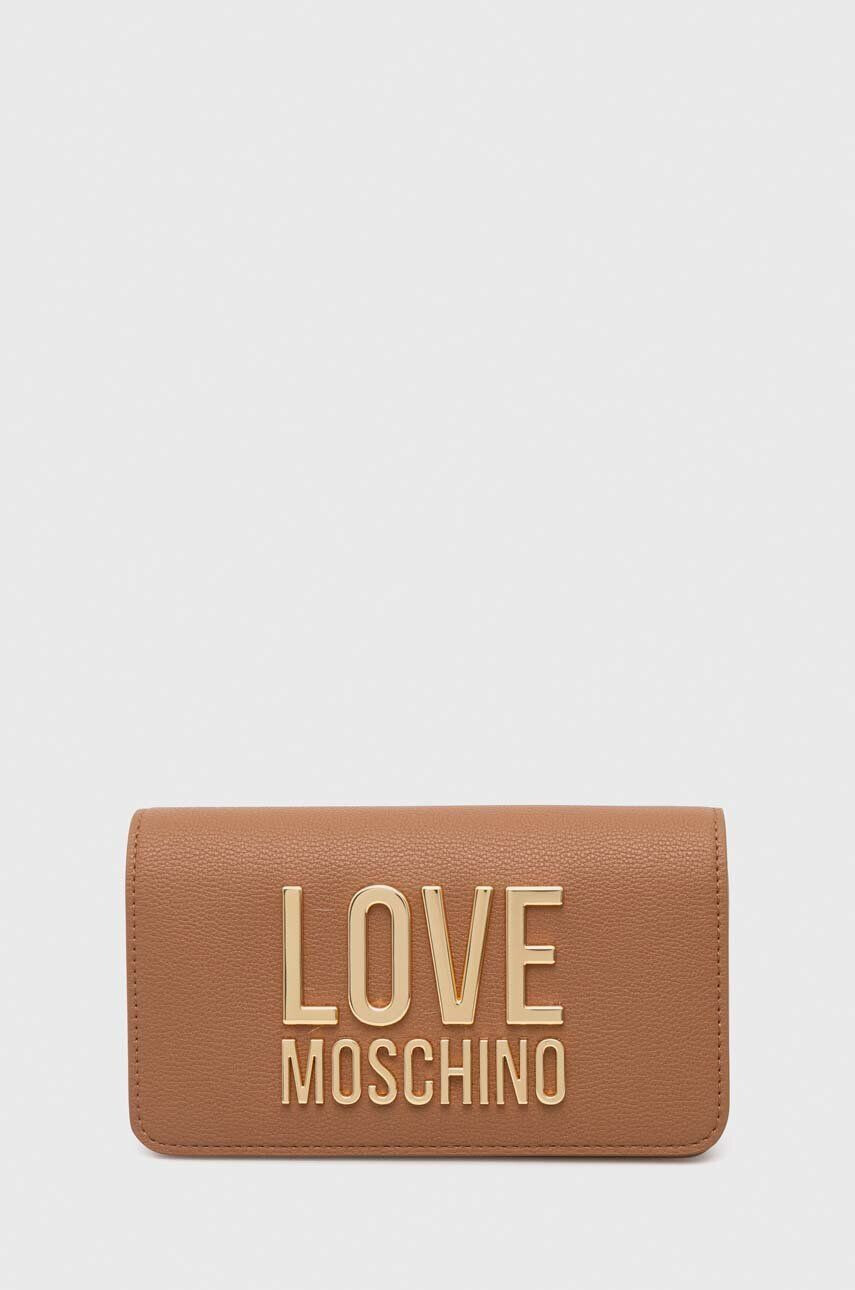 Love Moschino lapos táska barna - Pepit.hu