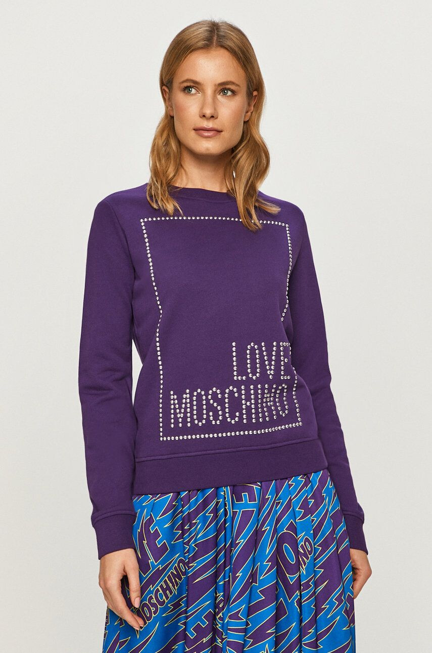 Love Moschino Pamut melegítőfelső - Pepit.hu