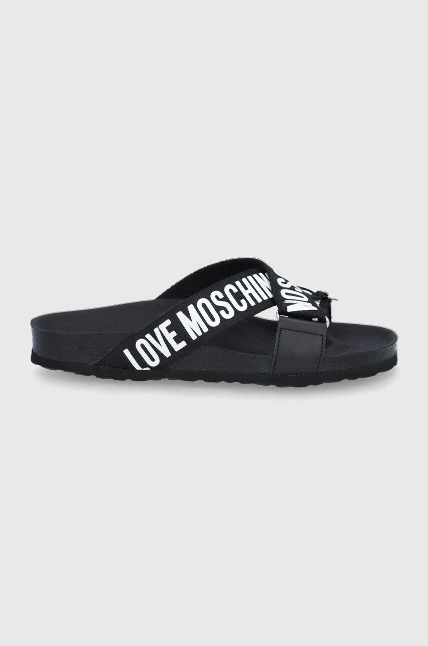 Love Moschino papucs fekete női - Pepit.hu