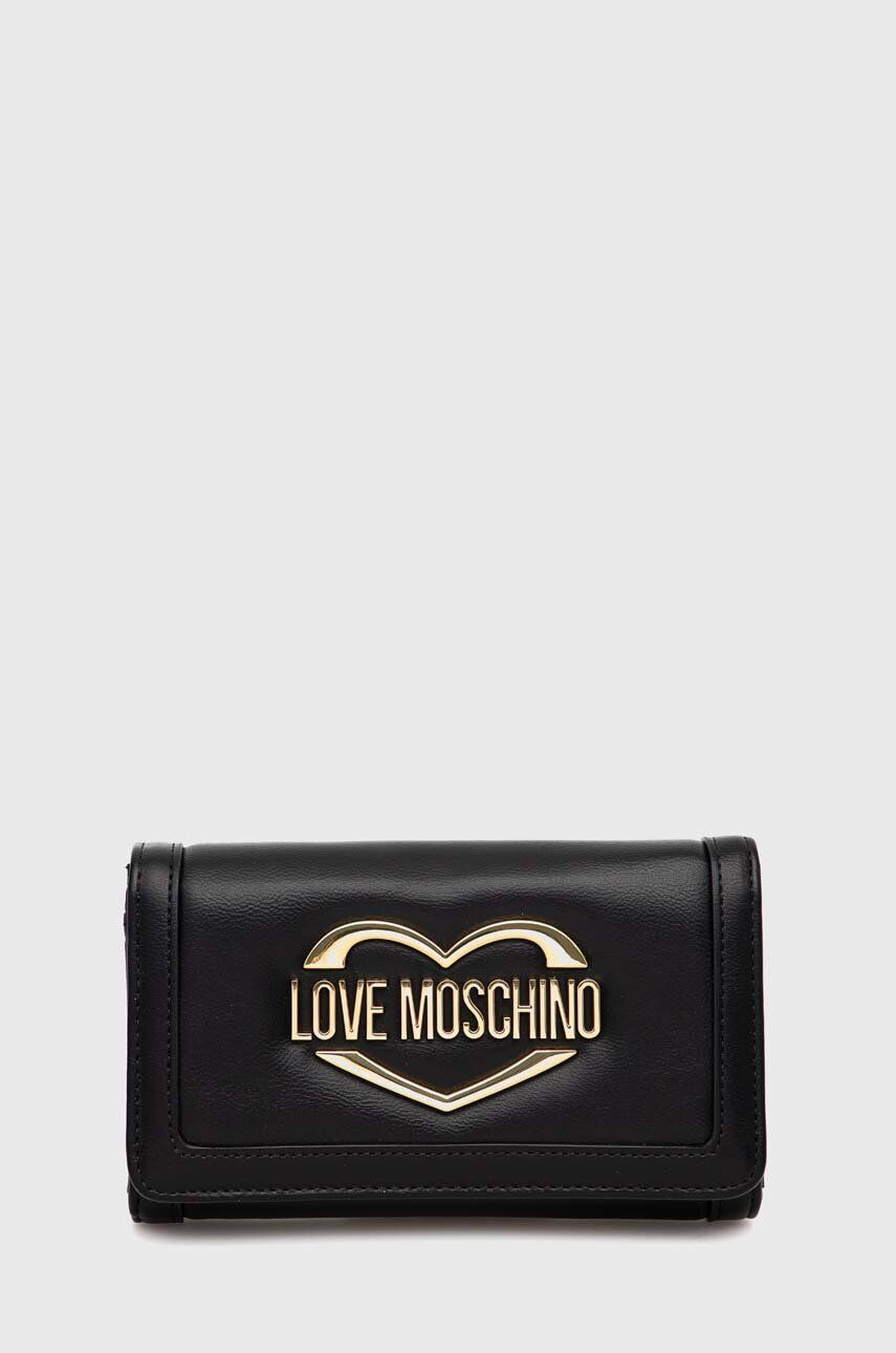 Love Moschino pénztárca fekete női - Pepit.hu