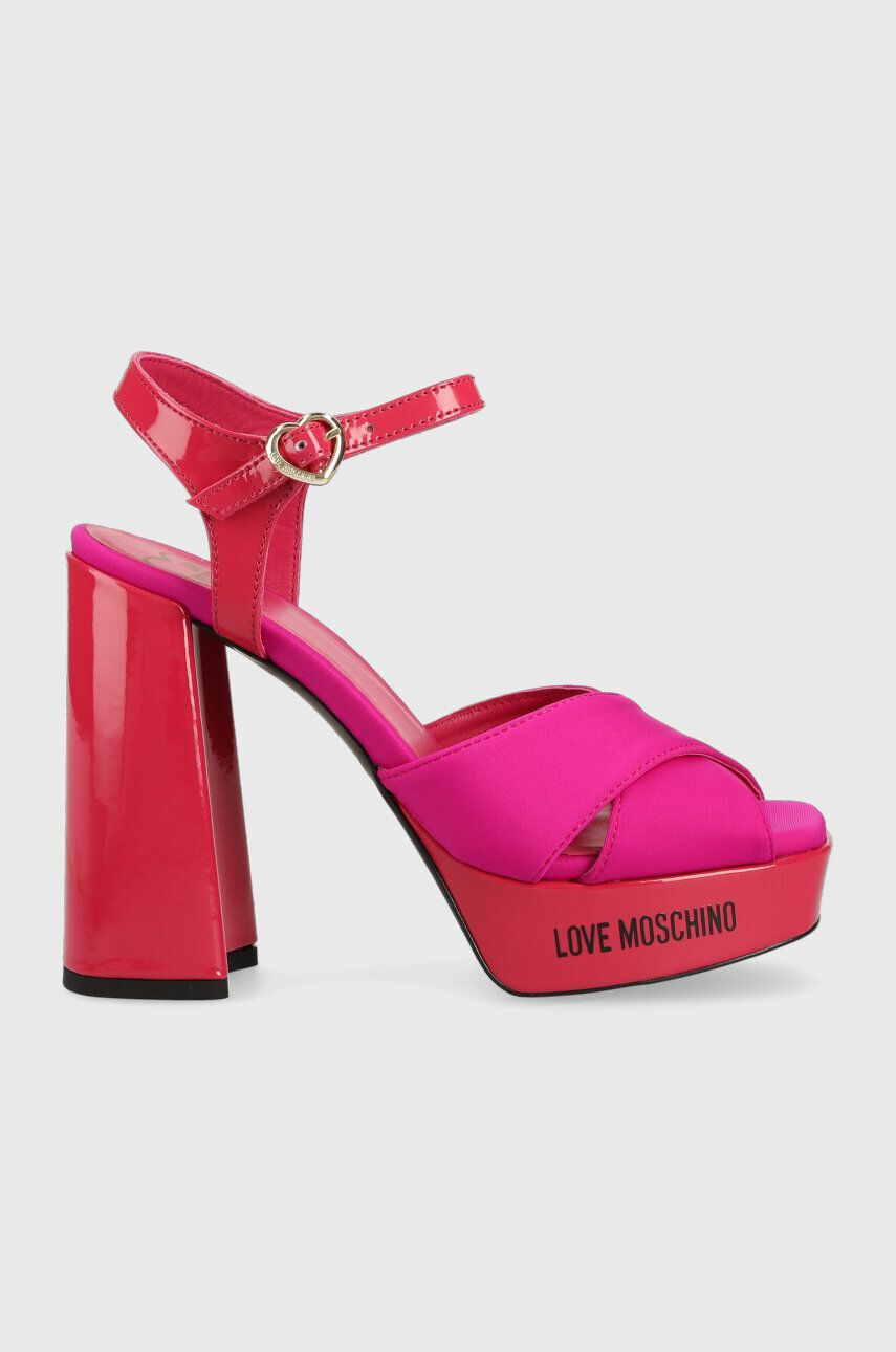 Love Moschino szandál San Lod Quadra 120 rózsaszín JA1605CG1G - Pepit.hu