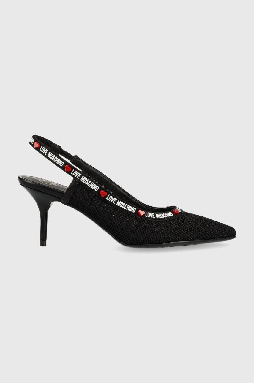 Love Moschino tűsarkú fekete JA10417G0GIP5000 - Pepit.hu