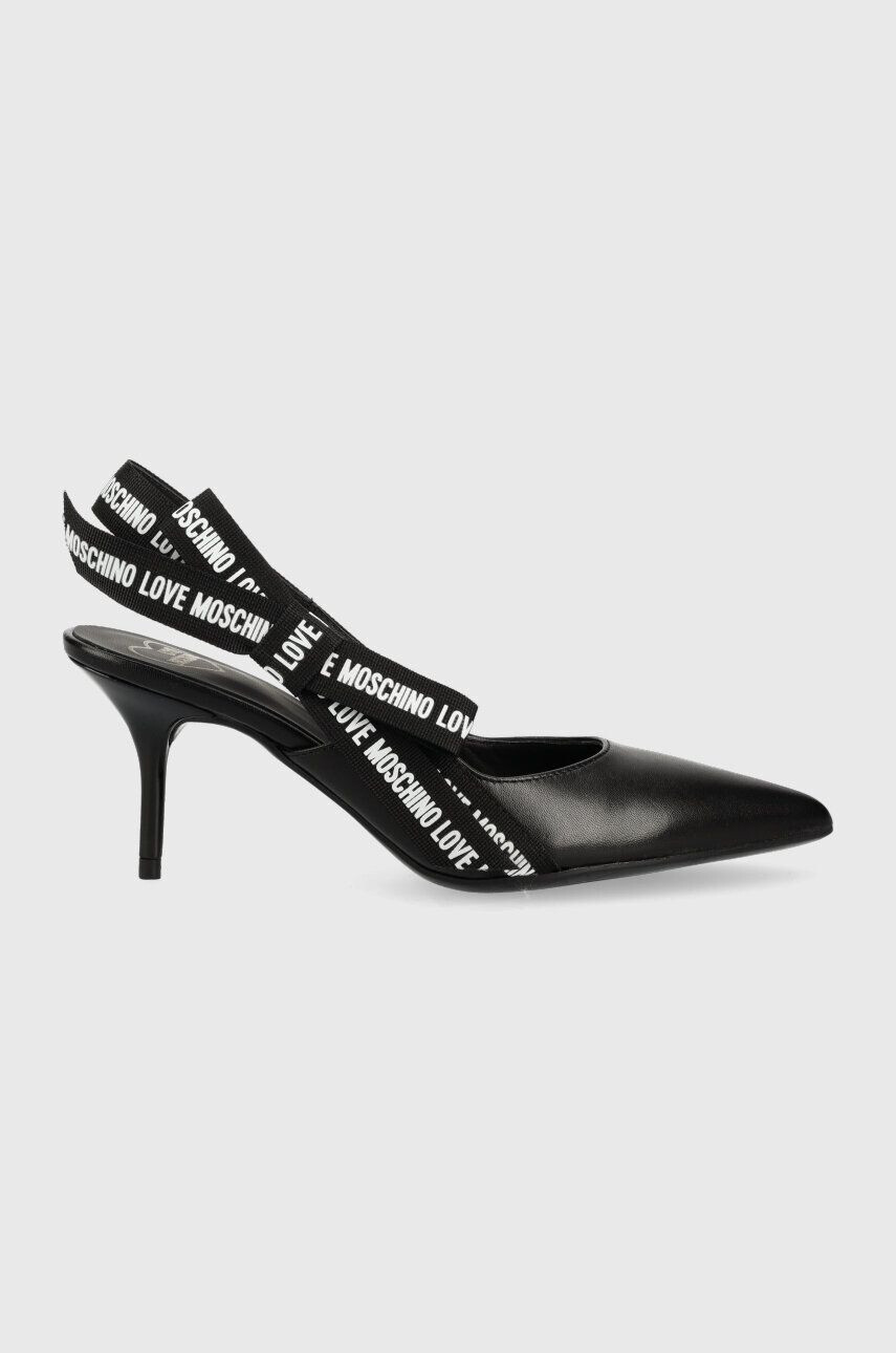 Love Moschino tűsarkú Scarpad Spillo 70 fekete JA10027G1G - Pepit.hu