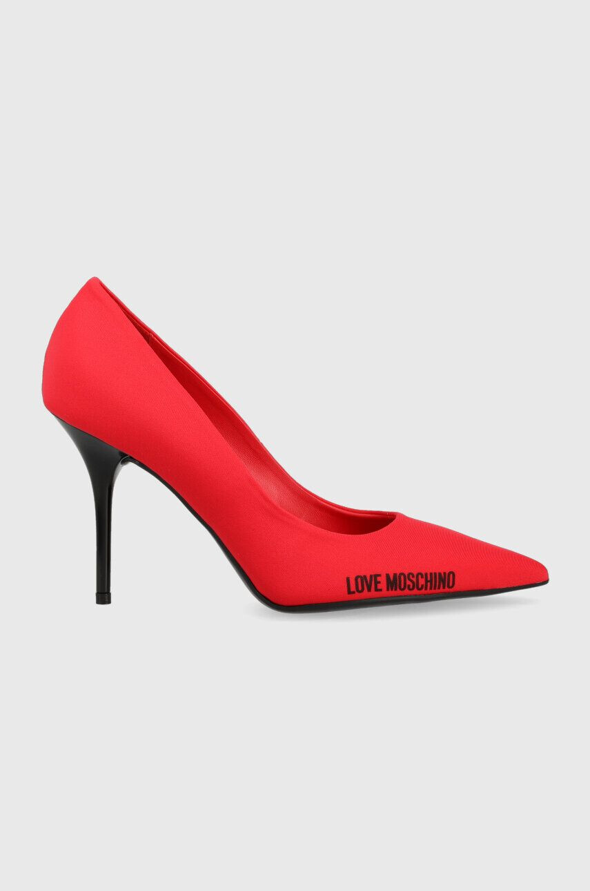 Love Moschino tűsarkú Scarpad Spillo 95 piros JA10089G1G - Pepit.hu