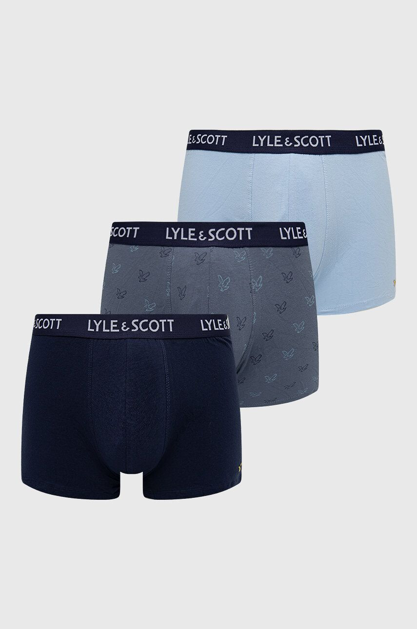 Lyle & Scott boxeralsó (3-pack) sötétkék - Pepit.hu