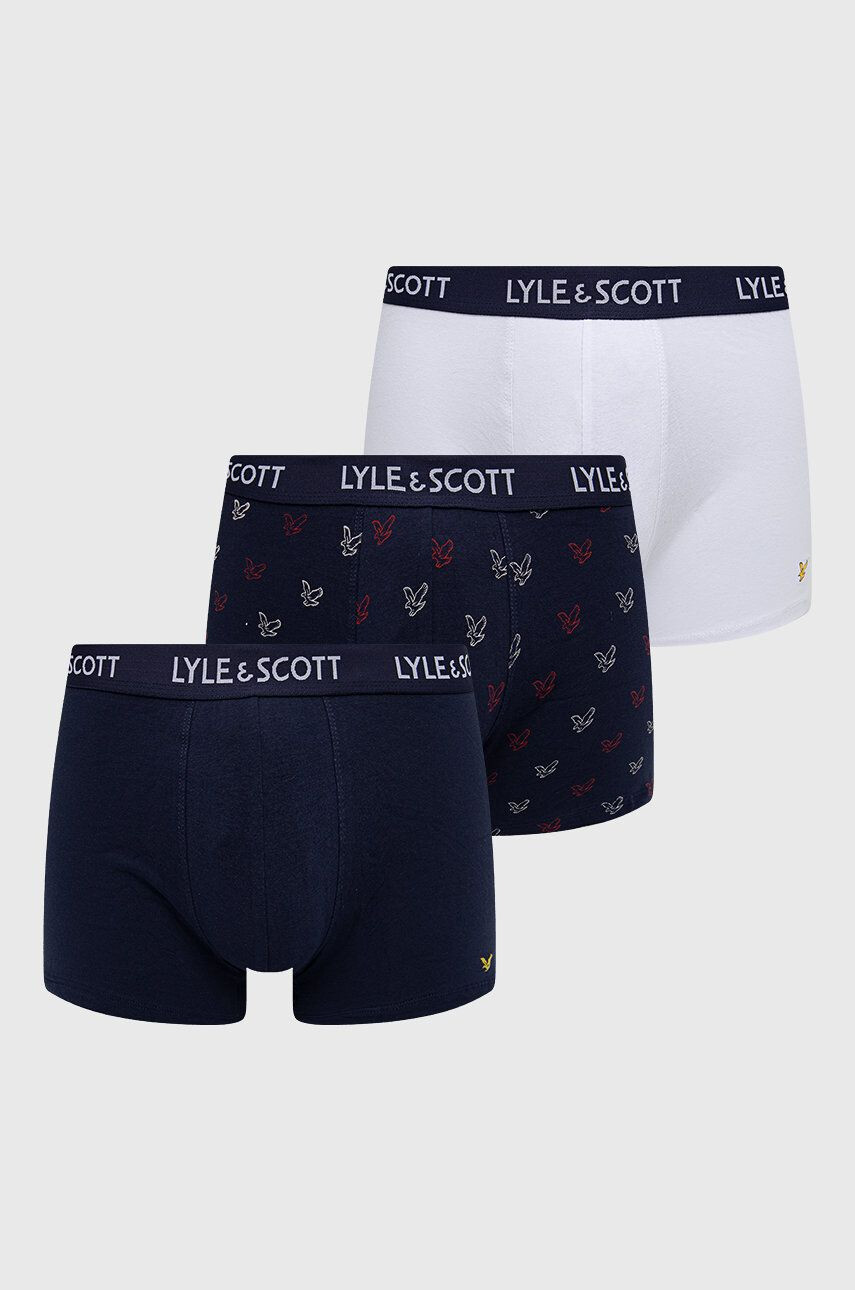 Lyle & Scott boxeralsó (3-pack) sötétkék - Pepit.hu