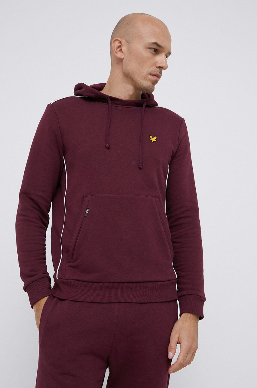 Lyle & Scott felső bordó férfi sima - Pepit.hu