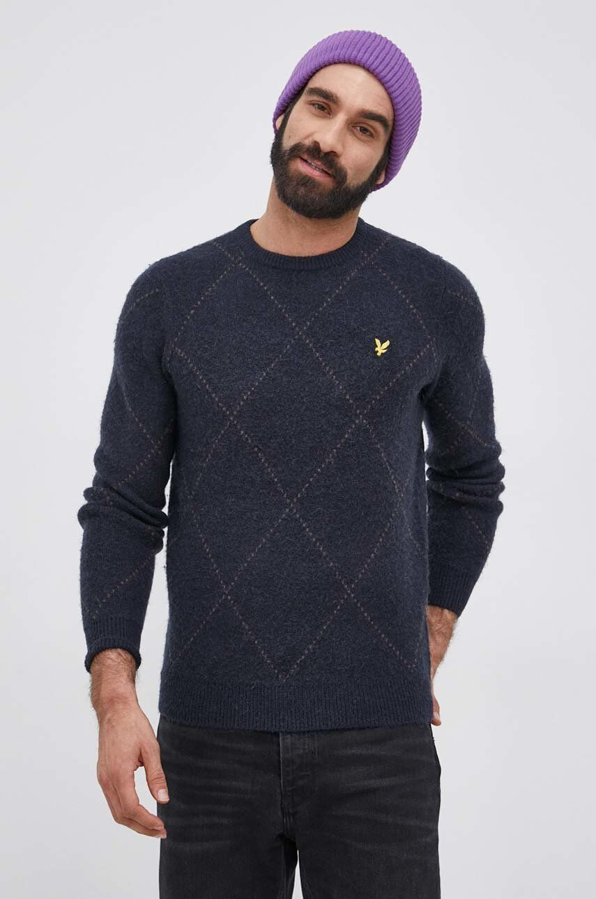 Lyle & Scott gyapjúkeverék pulóver - Pepit.hu