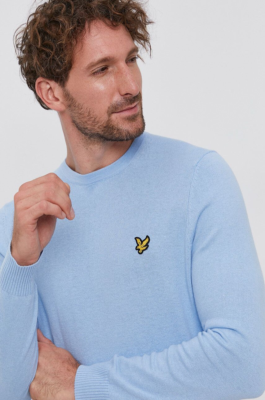 Lyle & Scott Gyapjúkeverék pulóver - Pepit.hu