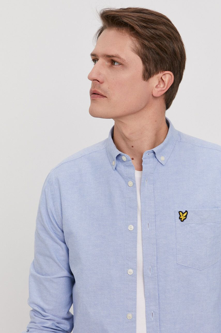 Lyle & Scott ing férfi olasz galléros kék regular - Pepit.hu