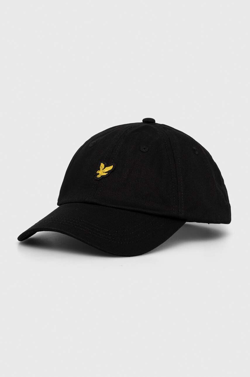 Lyle & Scott pamut baseball sapka fekete nyomott mintás - Pepit.hu