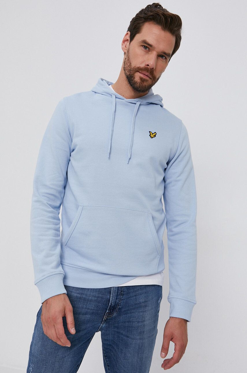 Lyle & Scott pamut melegítőfelső kék férfi sima - Pepit.hu