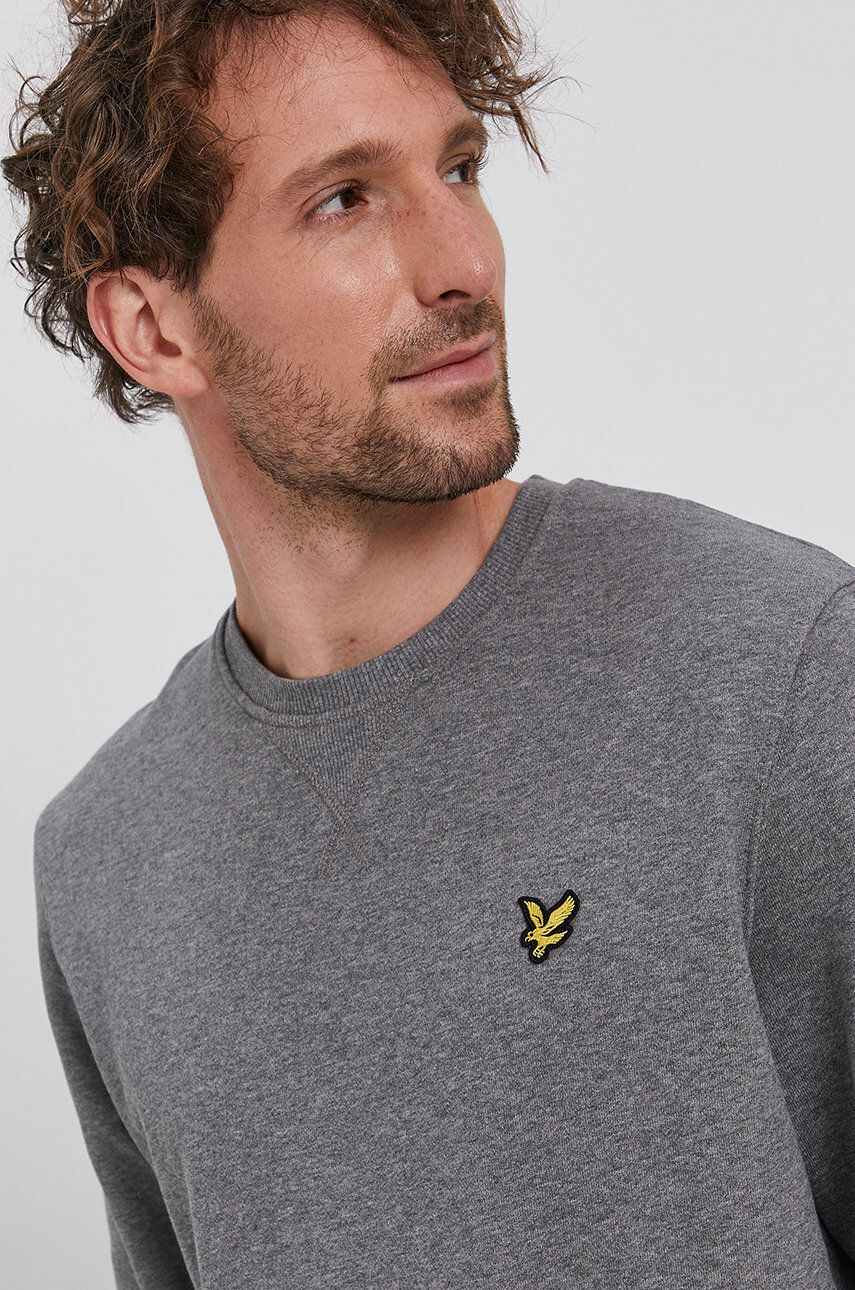 Lyle & Scott pamut melegítőfelső szürke férfi sima - Pepit.hu