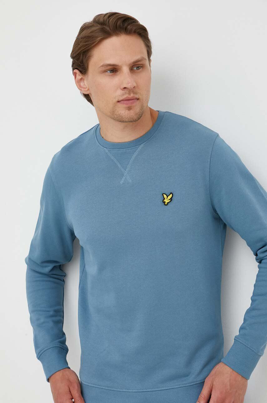 Lyle & Scott pamut melegítőfelső rózsaszín férfi nyomott mintás - Pepit.hu