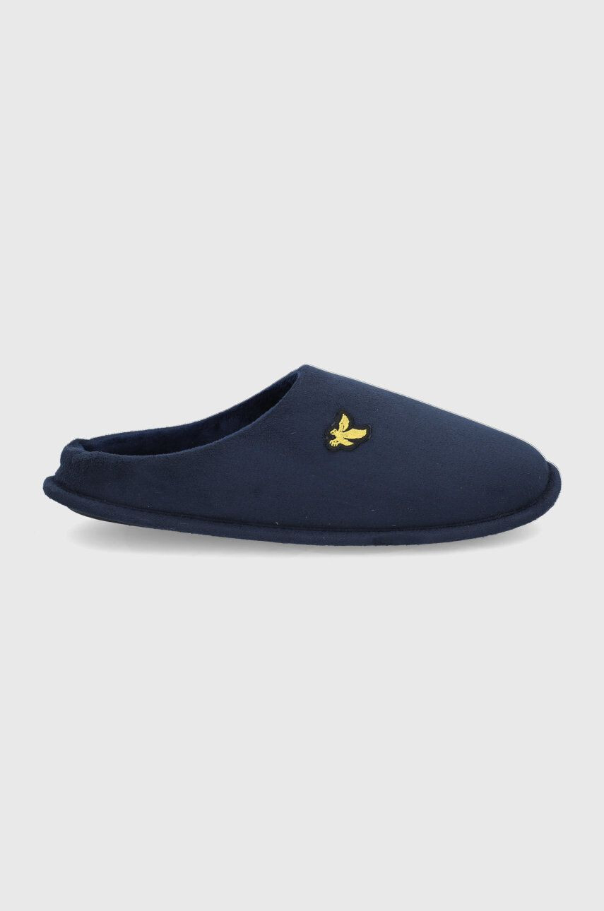 Lyle & Scott papucs sötétkék - Pepit.hu