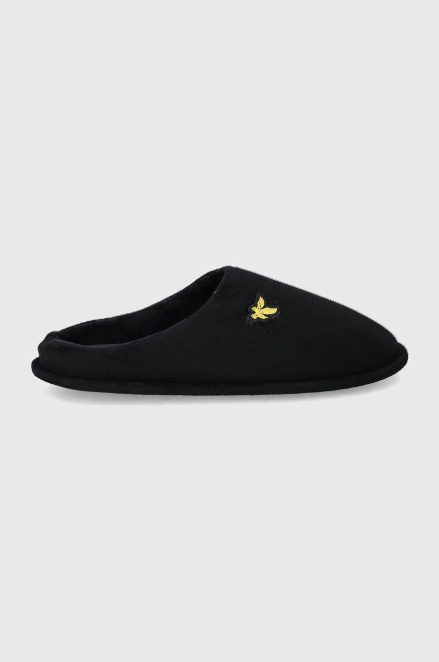 Lyle & Scott papucs fekete - Pepit.hu