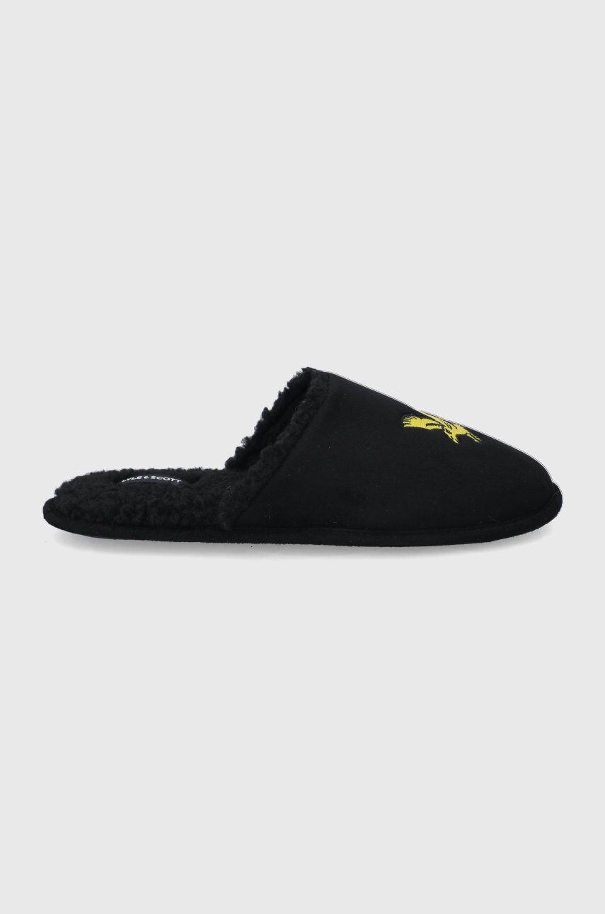 Lyle & Scott papucs fekete - Pepit.hu