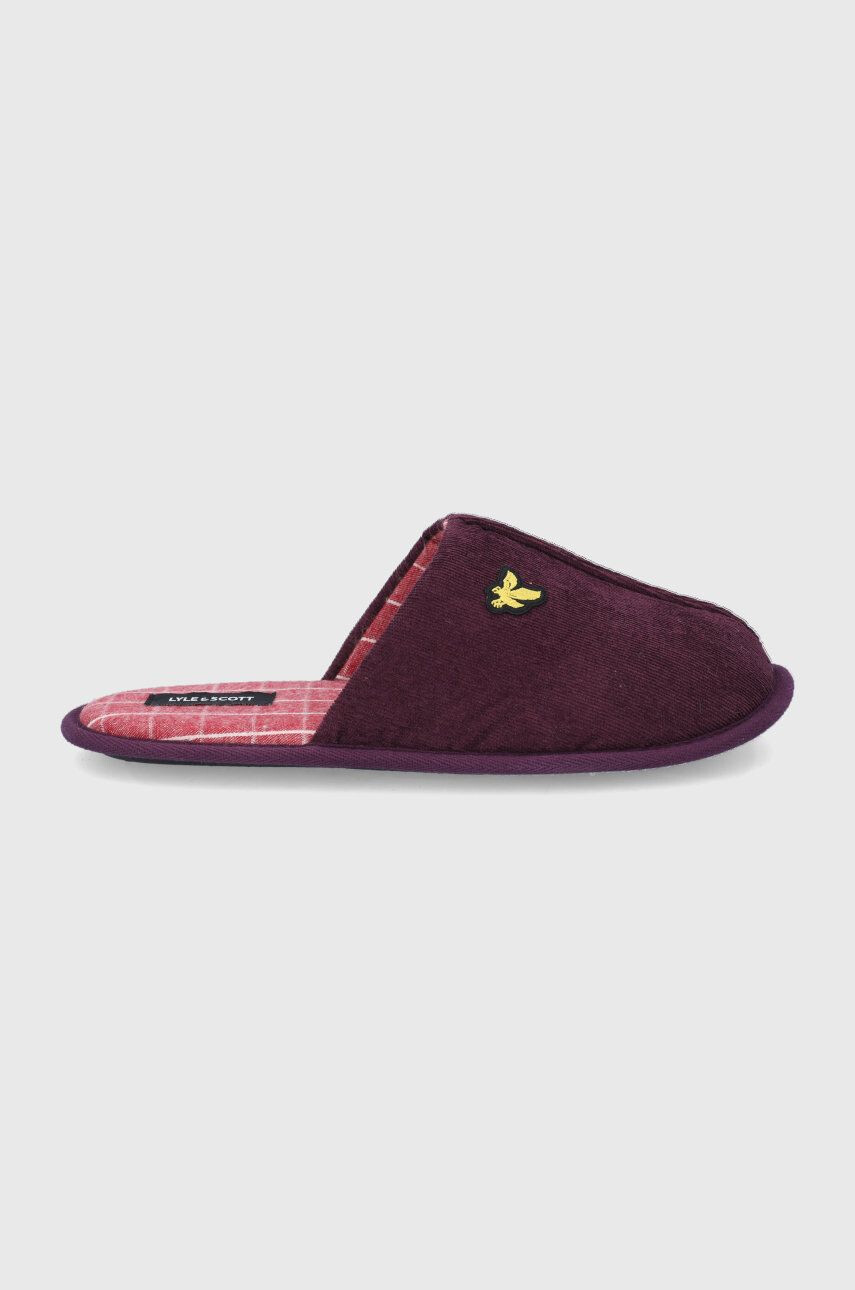 Lyle & Scott papucs bordó - Pepit.hu