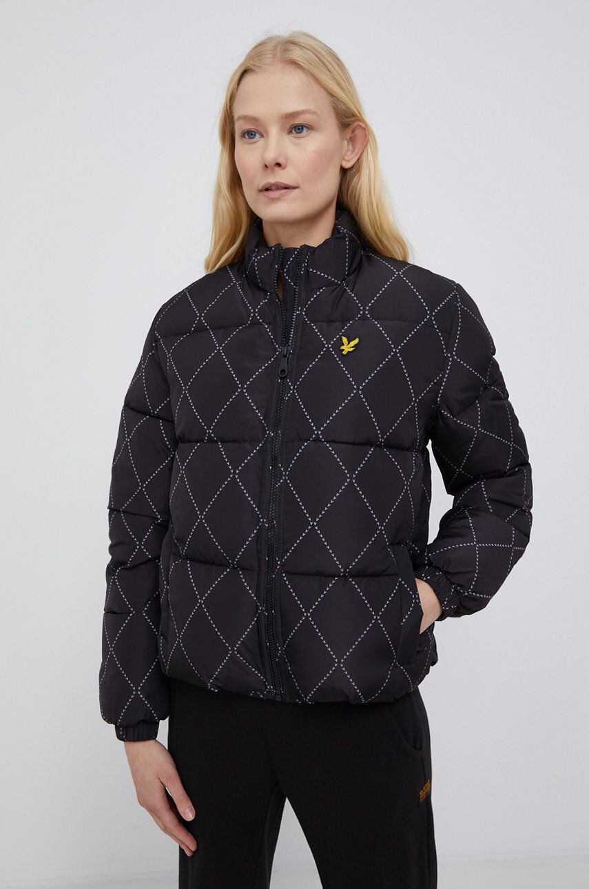 Lyle & Scott rövid kabát fekete téli - Pepit.hu