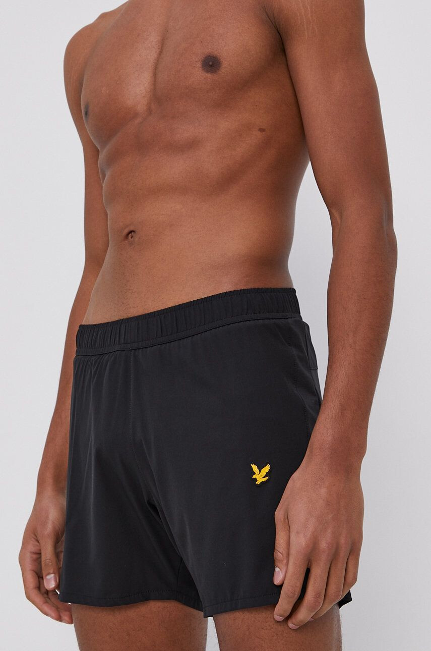 Lyle & Scott rövidnadrág fekete férfi - Pepit.hu