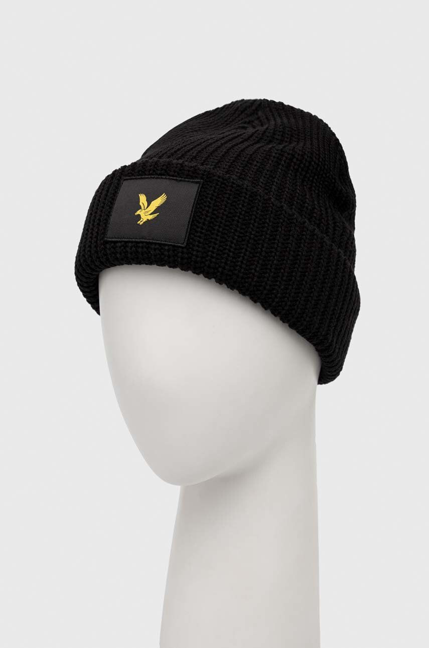 Lyle & Scott sapka vastag fekete - Pepit.hu