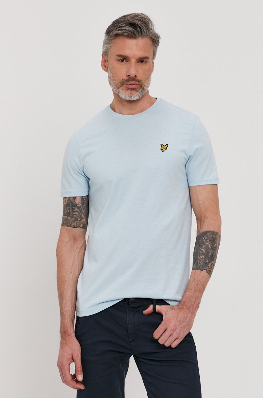 Lyle & Scott t-shirt kék férfi sima - Pepit.hu