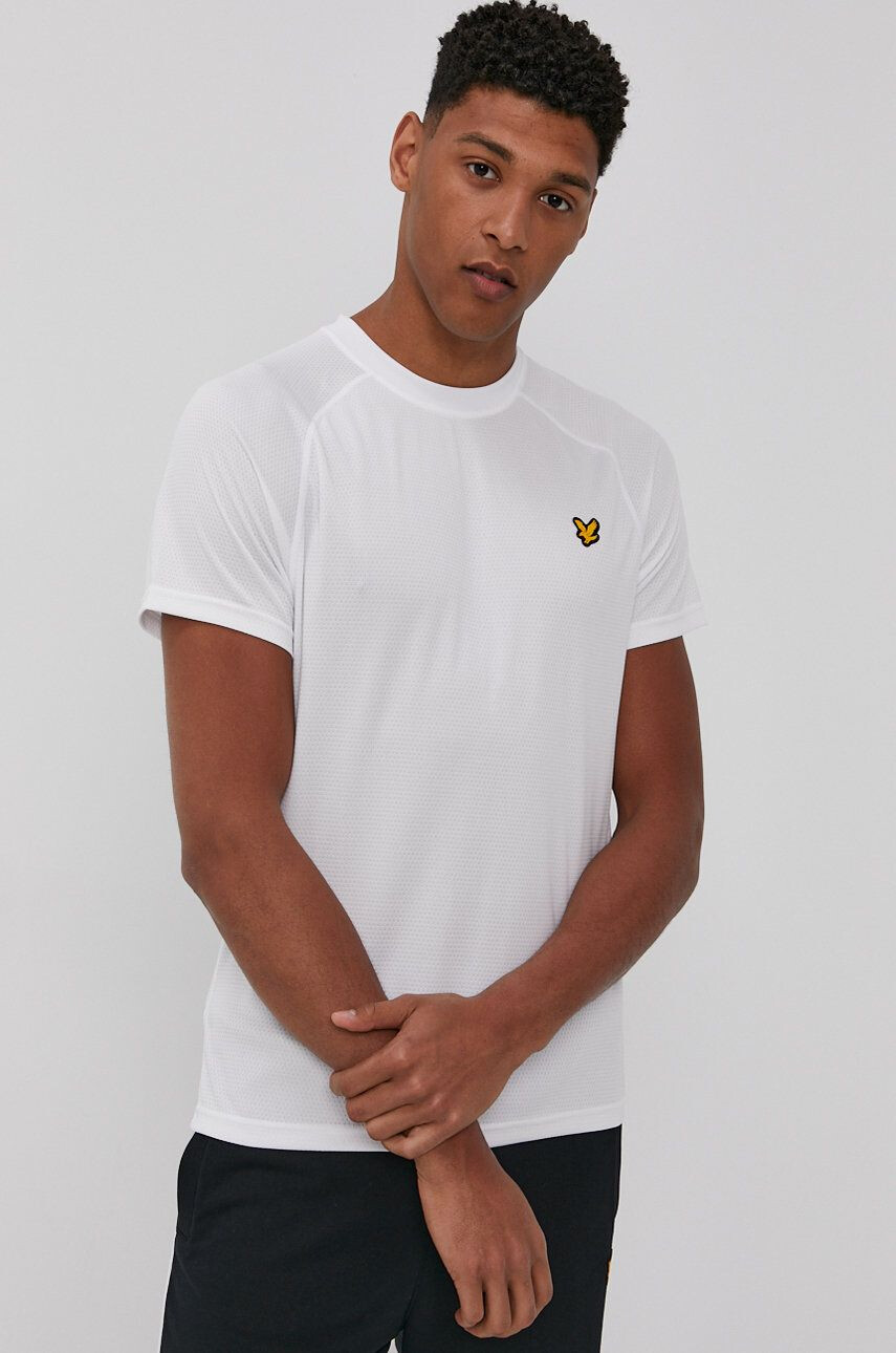 Lyle & Scott t-shirt fehér férfi sima - Pepit.hu