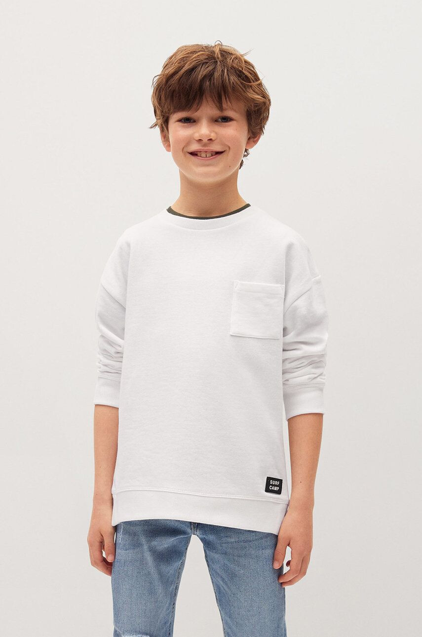 Mango Kids Gyerek melegítőfelső pamutból Tony 110-164 cm - Pepit.hu