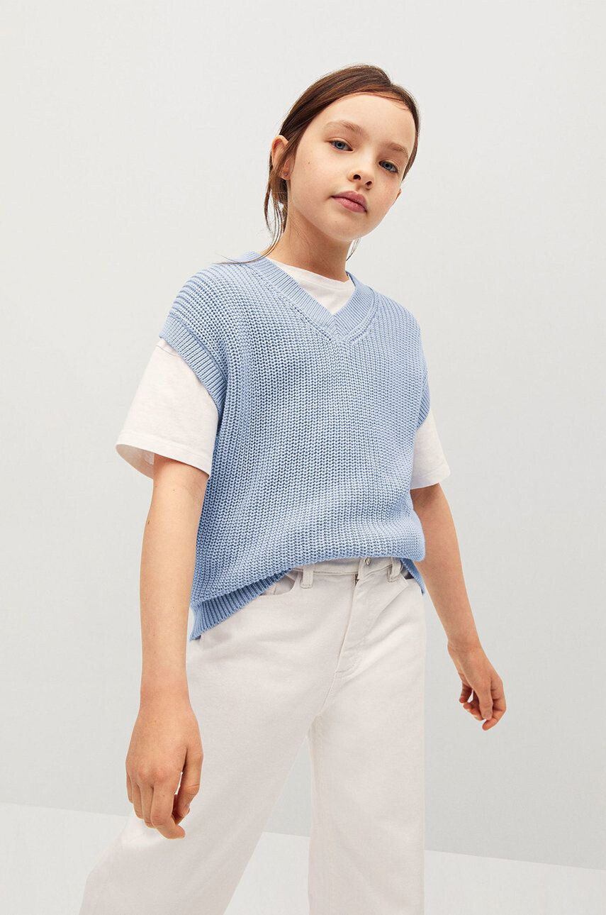 Mango Kids Gyerek mellény Vera 116-164 cm - Pepit.hu