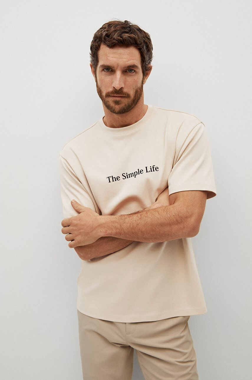 Mango Man T-shirt SIMPLE - Pepit.hu