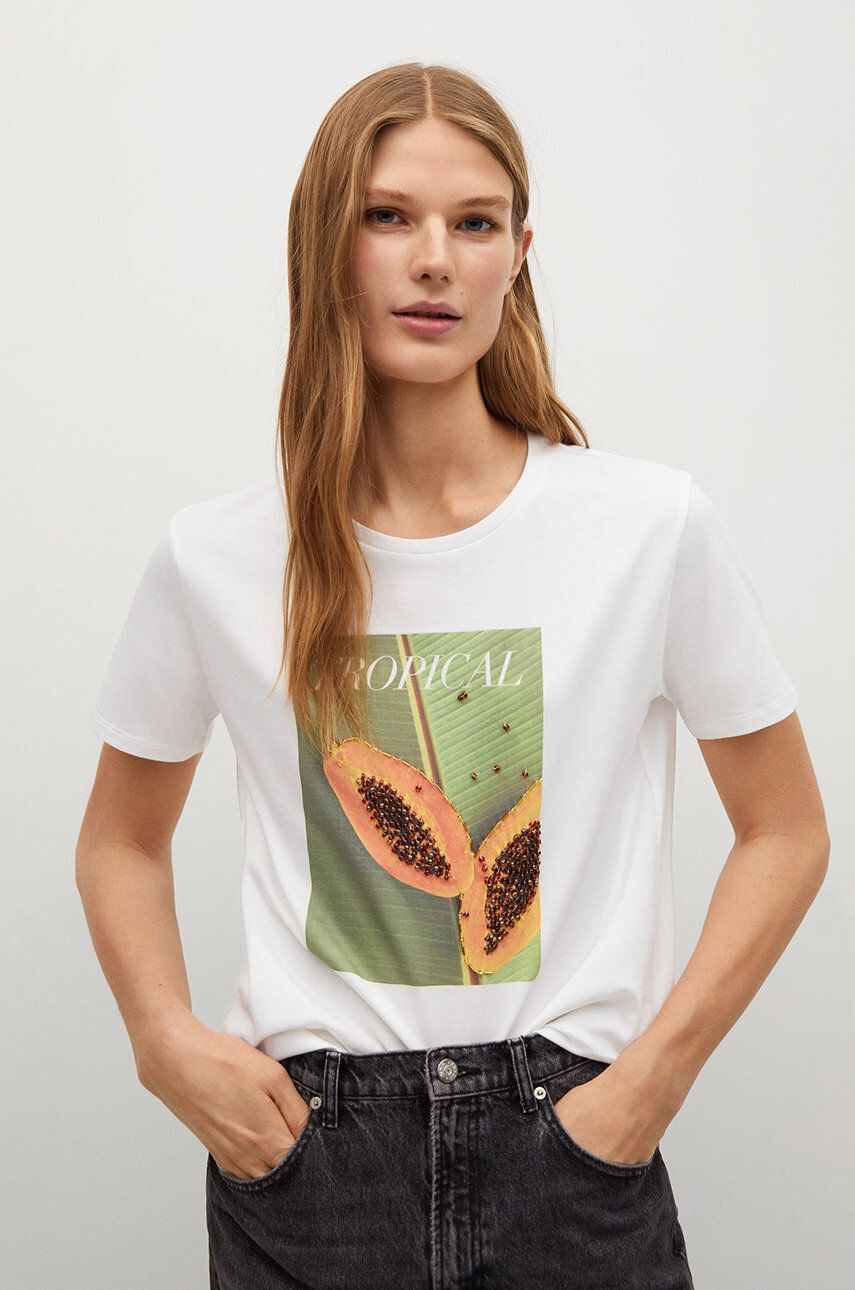 Mango T-shirt PSEXOTIC - Pepit.hu