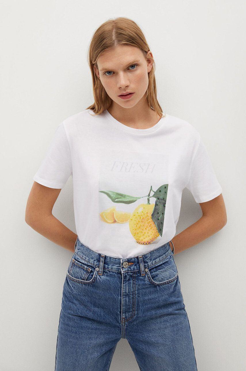 Mango T-shirt PSEXOTIC - Pepit.hu