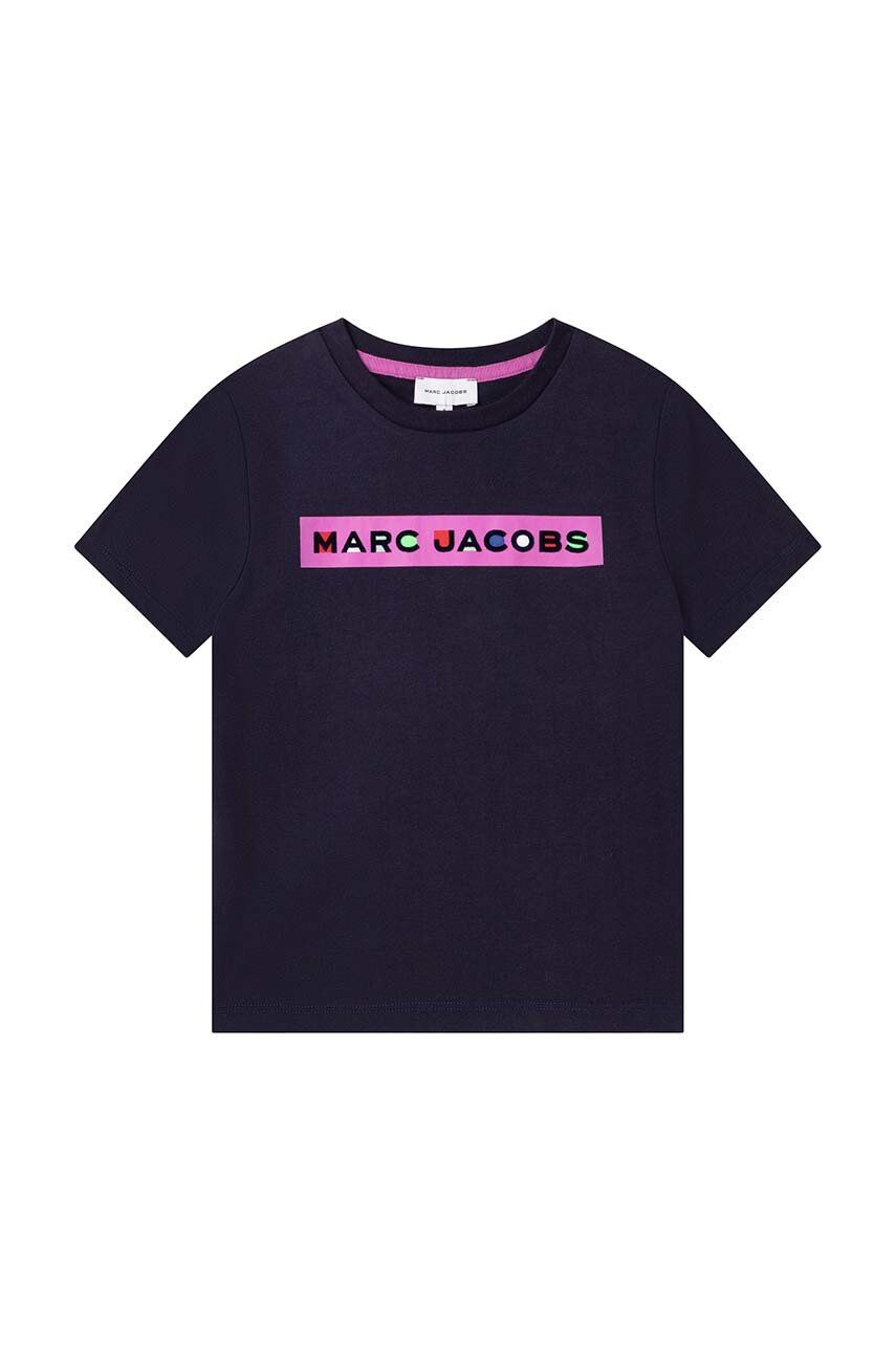 Marc Jacobs gyerek pamut póló fekete nyomott mintás - Pepit.hu