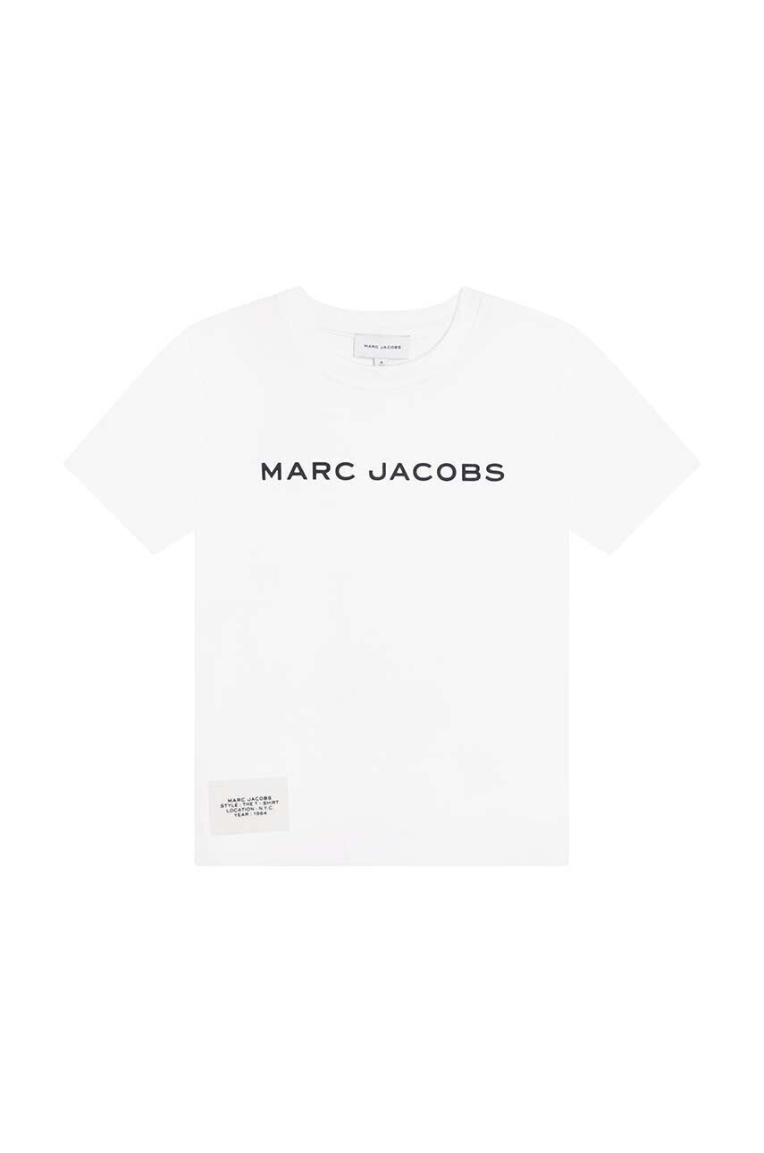 Marc Jacobs gyerek pamut póló fehér nyomott mintás - Pepit.hu