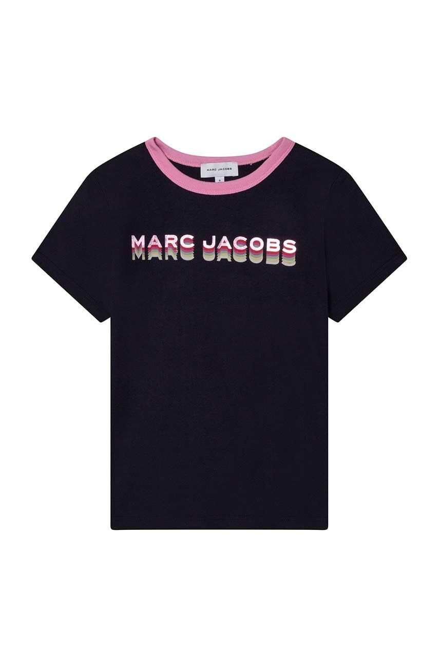 Marc Jacobs gyerek pamut póló sötétkék - Pepit.hu