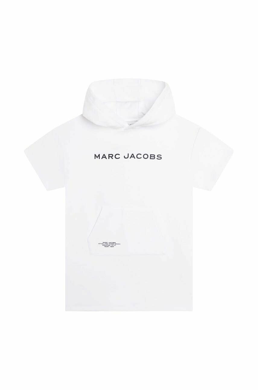 Marc Jacobs gyerek pamutruha fehér mini egyenes - Pepit.hu