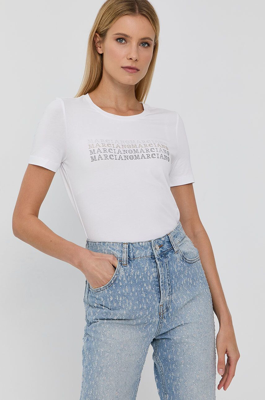 Marciano Guess t-shirt női fehér - Pepit.hu