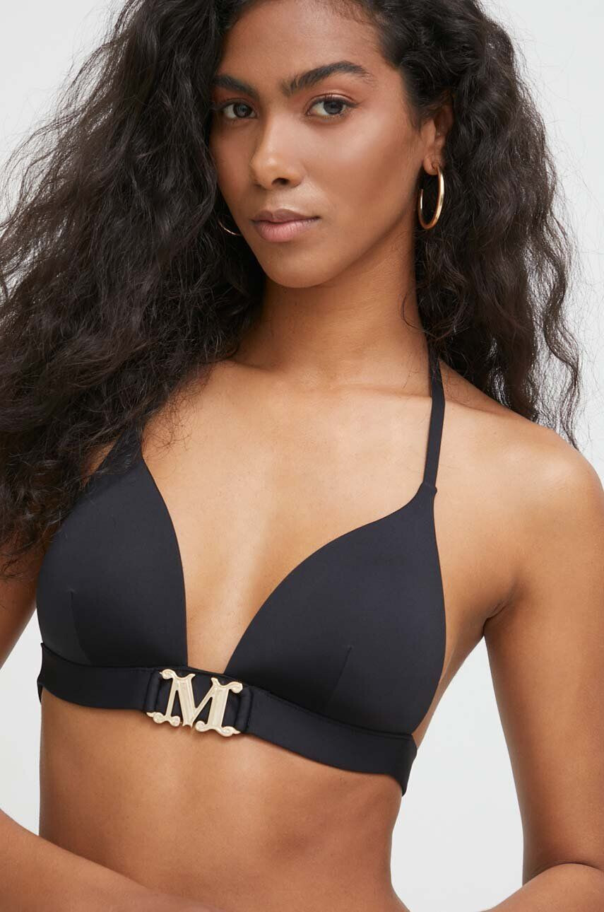 Max Mara Beachwear bikini felső fekete merevített kosaras - Pepit.hu