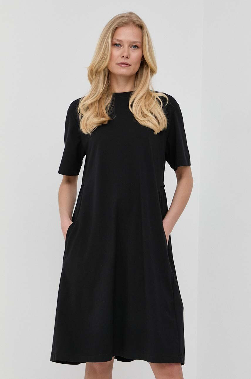 Max Mara Leisure ruha fekete midi oversize - Pepit.hu