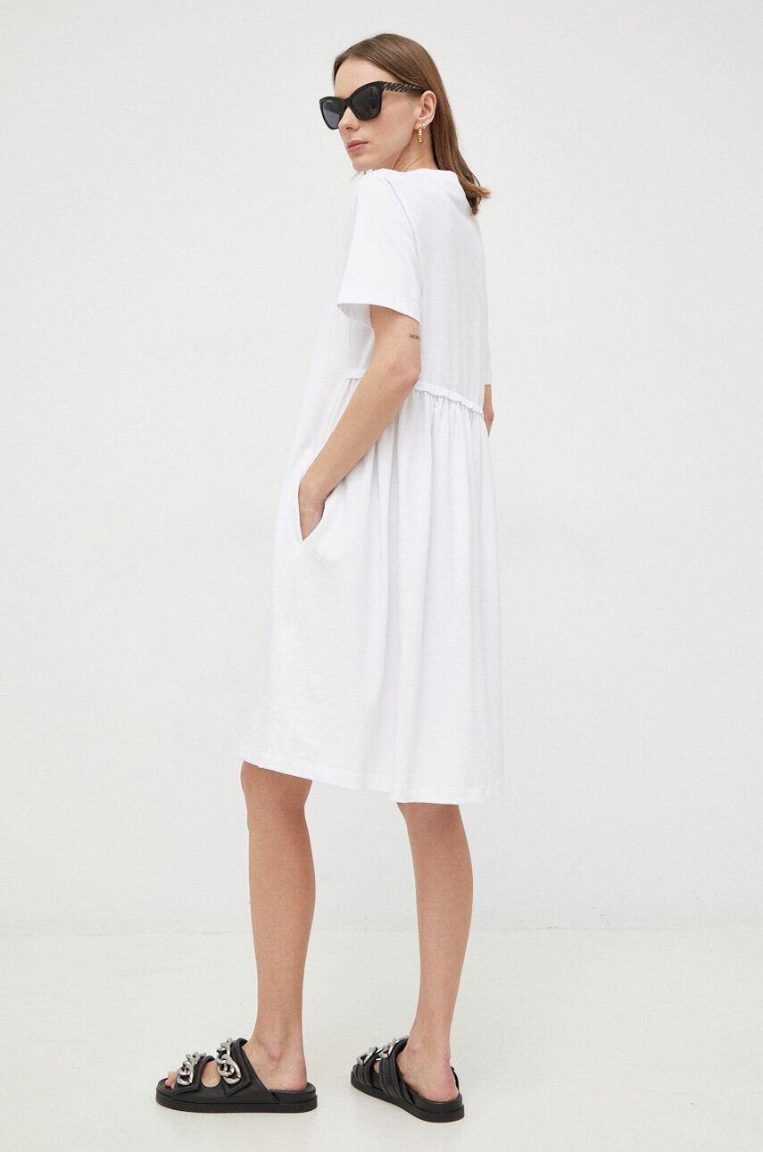 Max Mara Leisure ruha fehér midi oversize - Pepit.hu