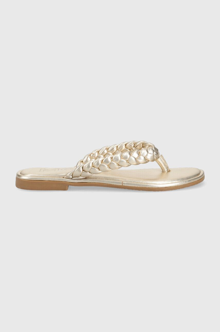 Mexx bőr flip-flop Joya sárga női lapos talpú MXCY011401W - Pepit.hu