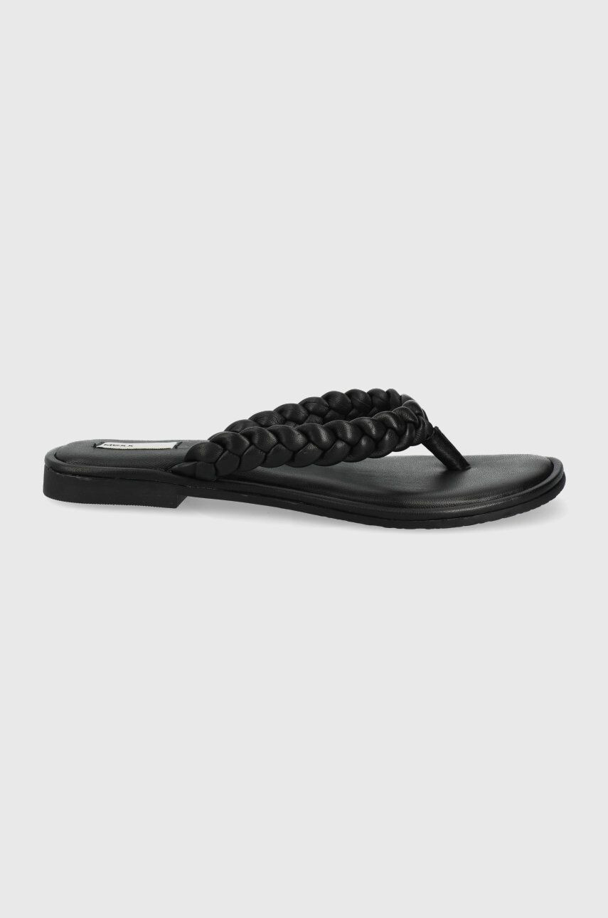 Mexx bőr flip-flop Sandal Joya fekete női lapos talpú - Pepit.hu