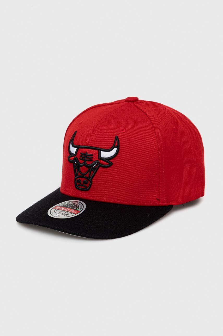 Mitchell&Ness sapka gyapjúkeverékből Chicago Bulls piros nyomott mintás - Pepit.hu