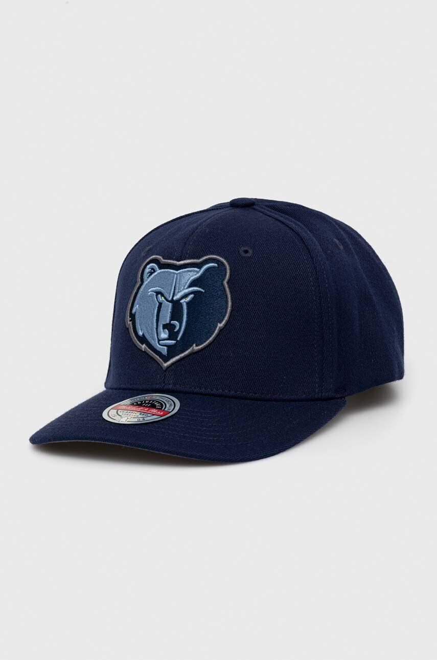 Mitchell&Ness sapka gyapjúkeverékből Memphis Grizzlies sötétkék nyomott mintás - Pepit.hu